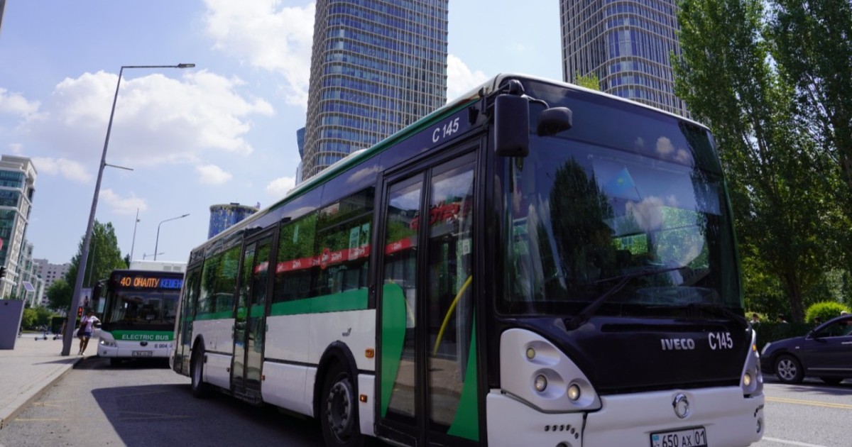 Елордада үш автобустың қозғалыс бағыты өзгерді