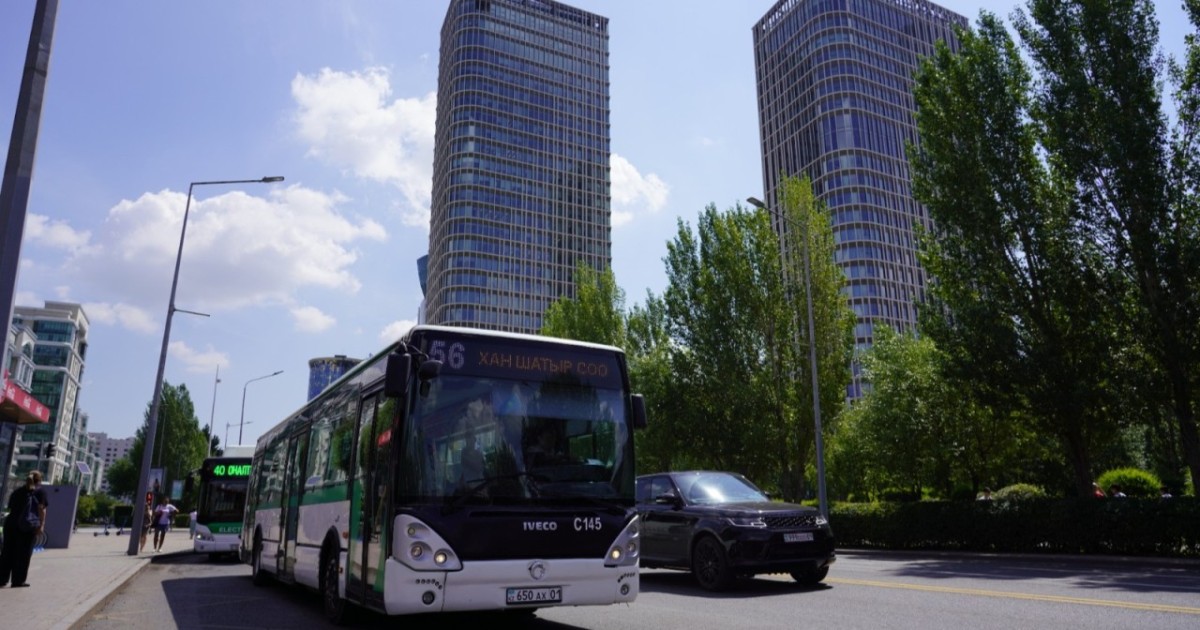 Астанада «Нұрлы жол» вокзалына қатынайтын 15 автобустың жүру бағыты өзгерді