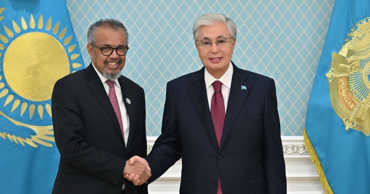 Дүниежүзілік денсаулық сақтау ұйымының басшысы Президентке алғыс айтты