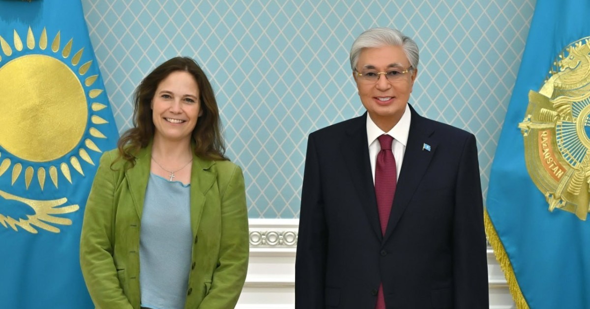 Мемлекет басшысы Германия экономикасы Шығыс комитетінің басқарма төрағасы Катрина Клаас-Мюльхойзерді қабылдады