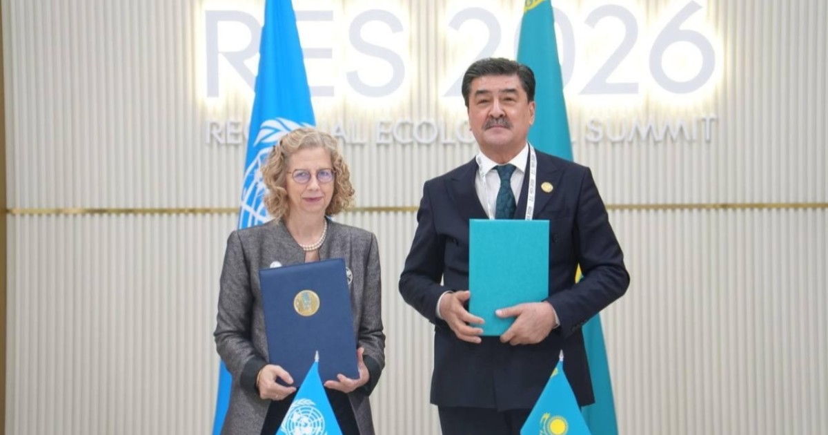 Экологиядағы жаңа кезең: Қазақстан мен ЮНЕП стратегиялық келісімге қол қойды