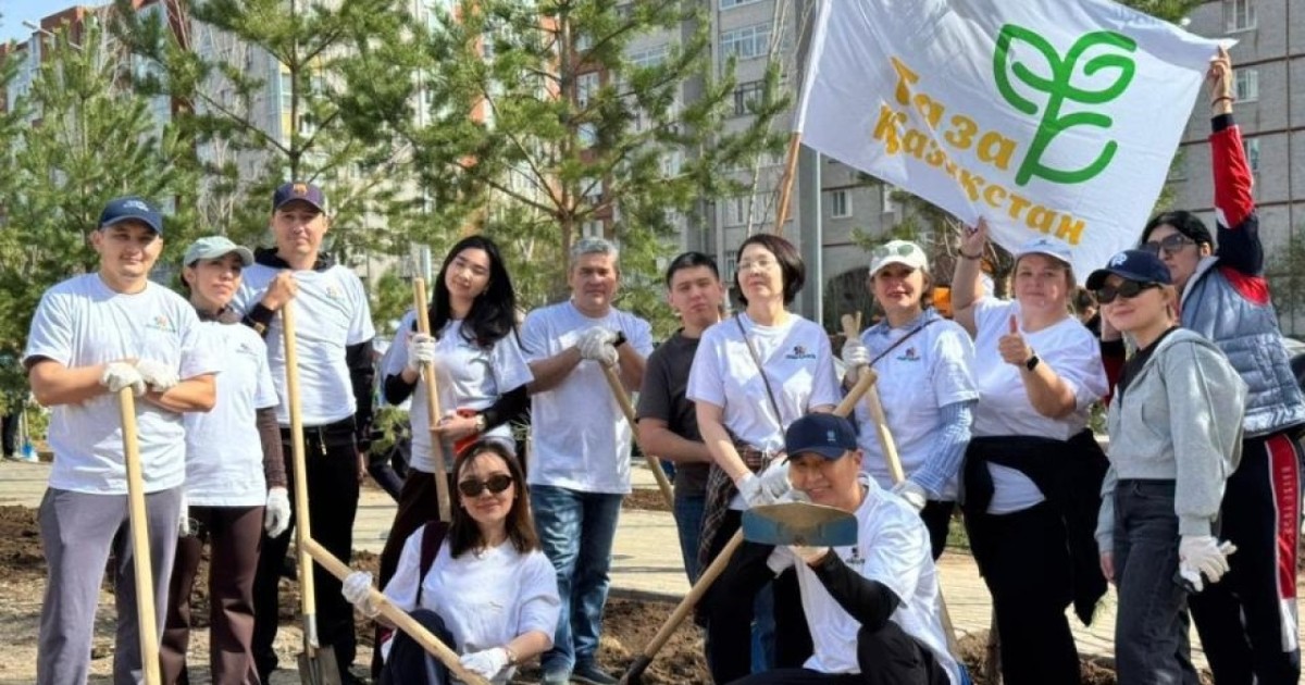 Астанада «Таза Қазақстан» ауқымды экоакциясы өтіп жатыр