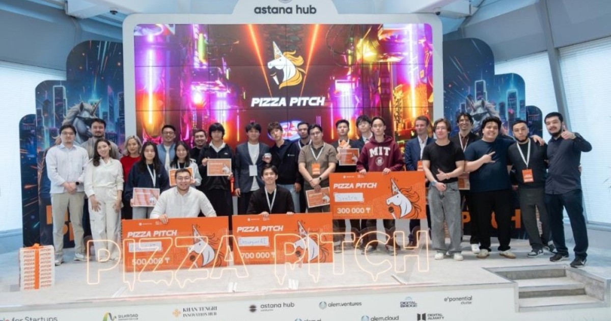 Astana Hub-та Pizza Pitch: үздік AI-стартаптар анықталды