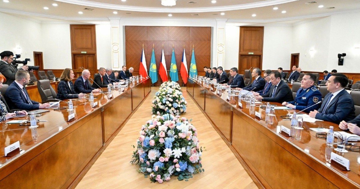 Қазақстан мен Чехия арасындағы ынтымақтастықты дамыту бағыттары талқыланды