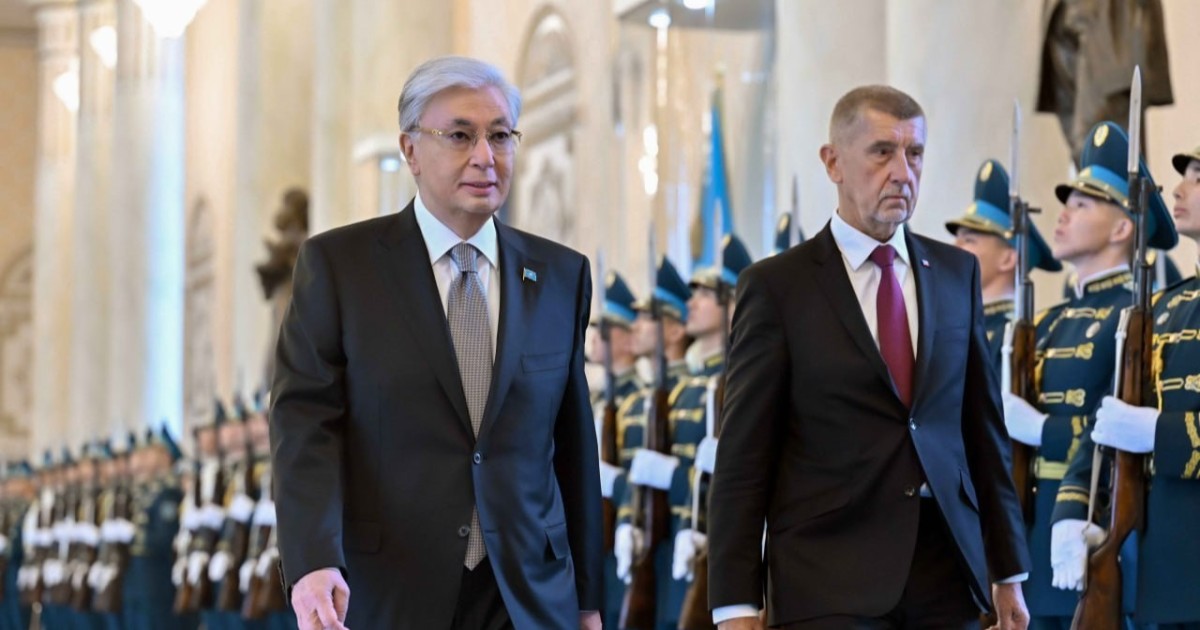 Қасым-Жомарт Тоқаев Ақордада Чехия Премьер-министрін қарсы алды