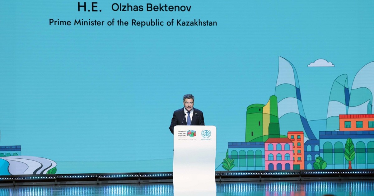 Олжас Бектенов Бакуде өткен World Urban Forum сессиясына қатысты