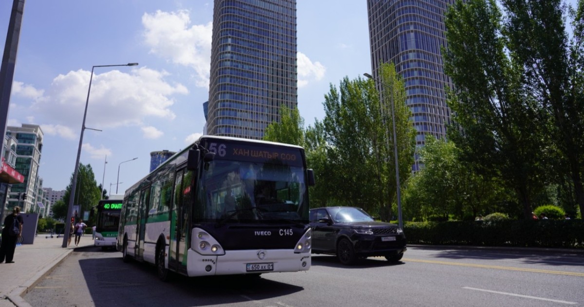 Елордада бес автобустың қозғалыс бағыты өзгерді
