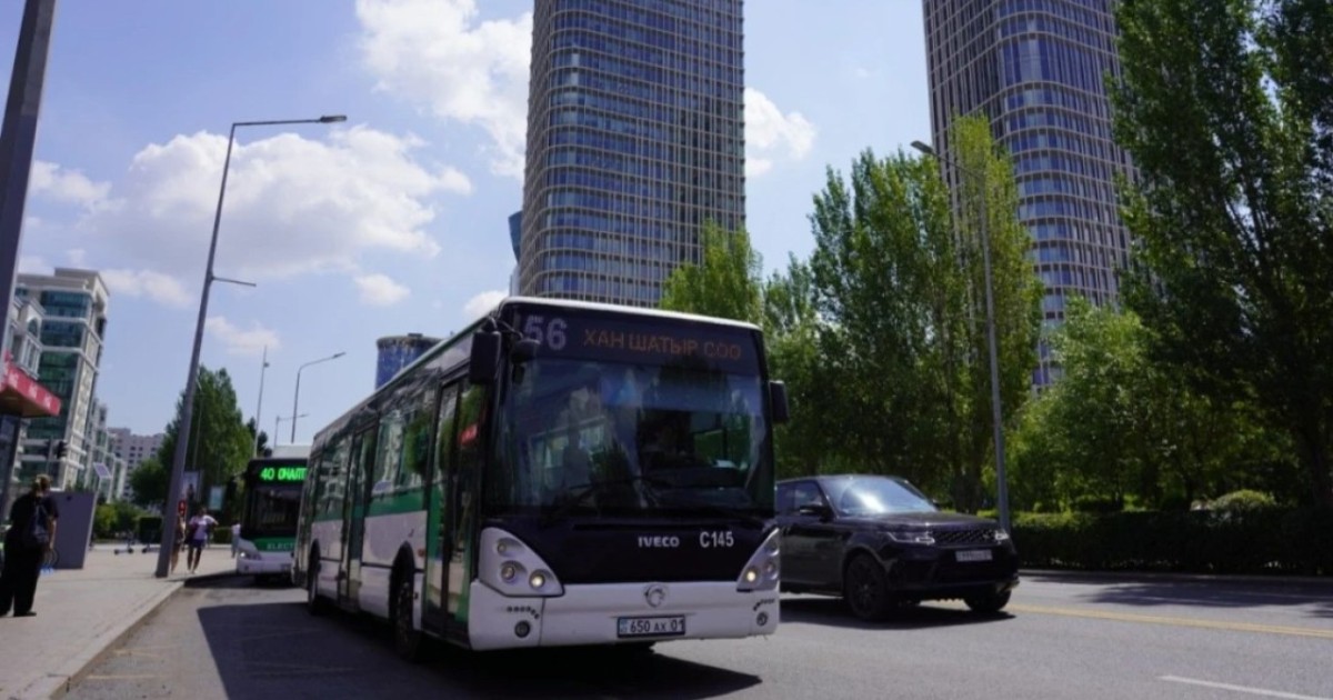 Елордада бес автобустың қозғалыс бағыты өзгерді