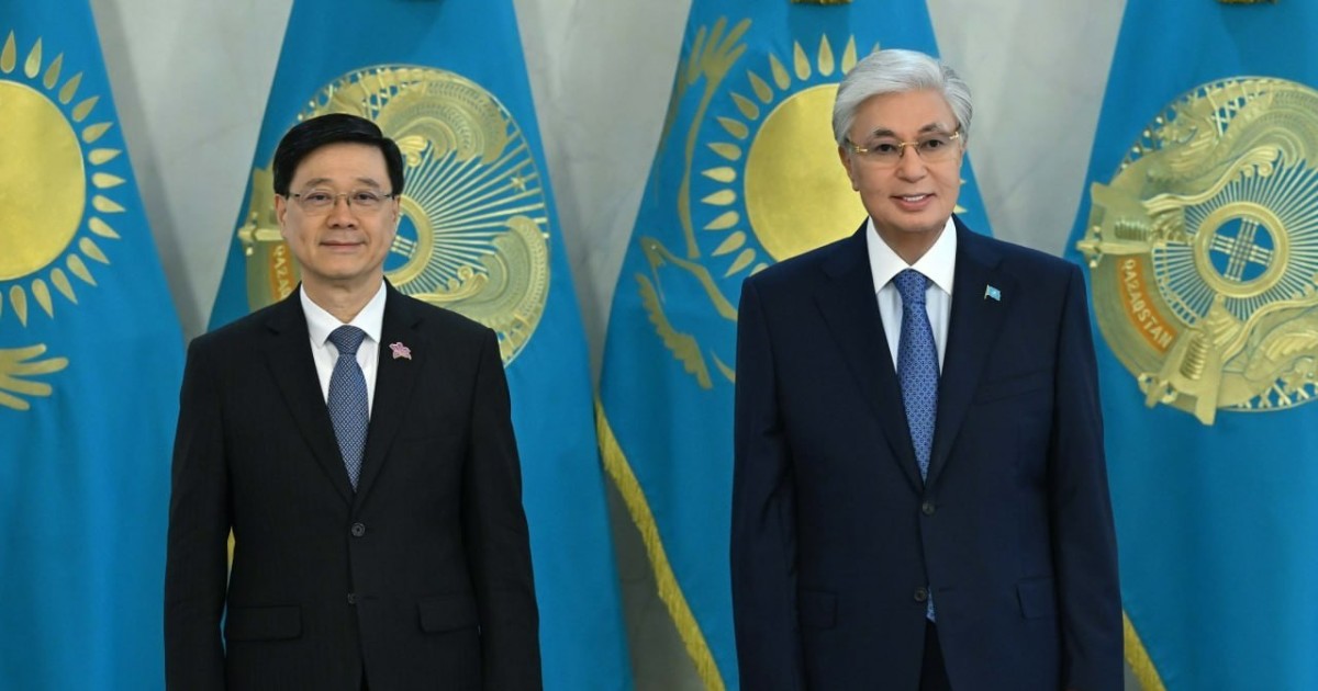 Президент Гонконг Әкімшілігінің басшысы Джон Лимен кездесті