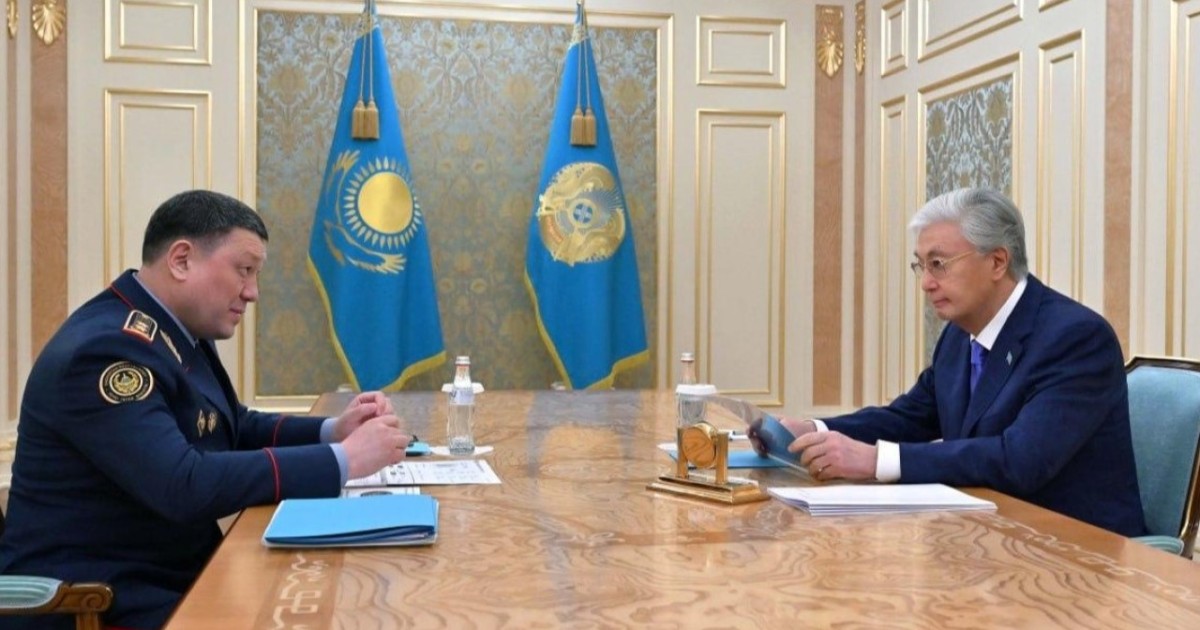 Мемлекет басшысы Ішкі істер министрі Ержан Сәденовті қабылдады