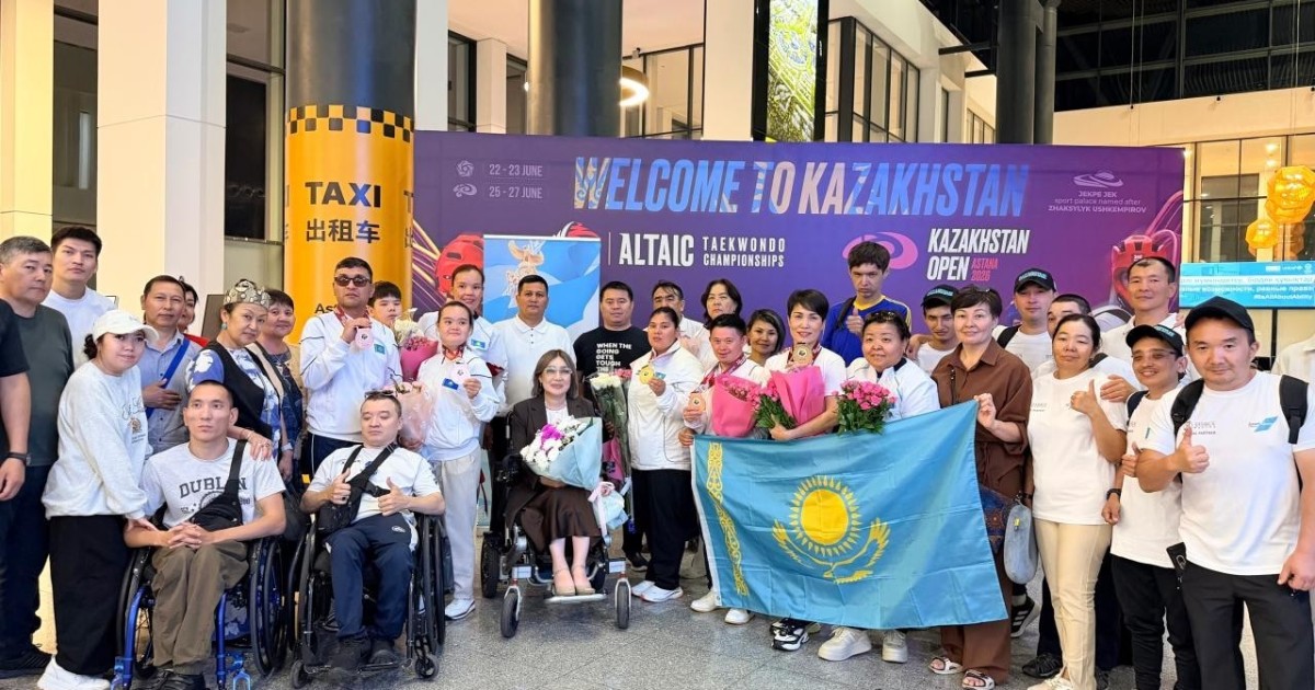 Астанада пара каратэден Азия чемпионатының жеңімпаздары мен жүлдегерлерін қарсы алу рәсімі өтті