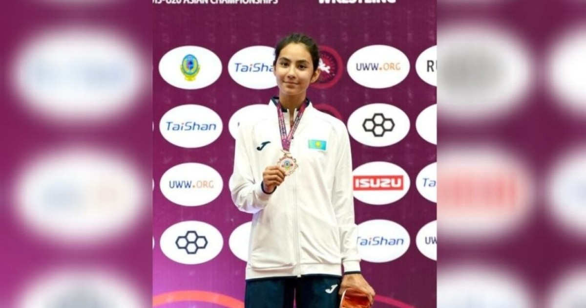 Астаналық балуан қыз Азия чемпионатының қола жүлдегері атанды