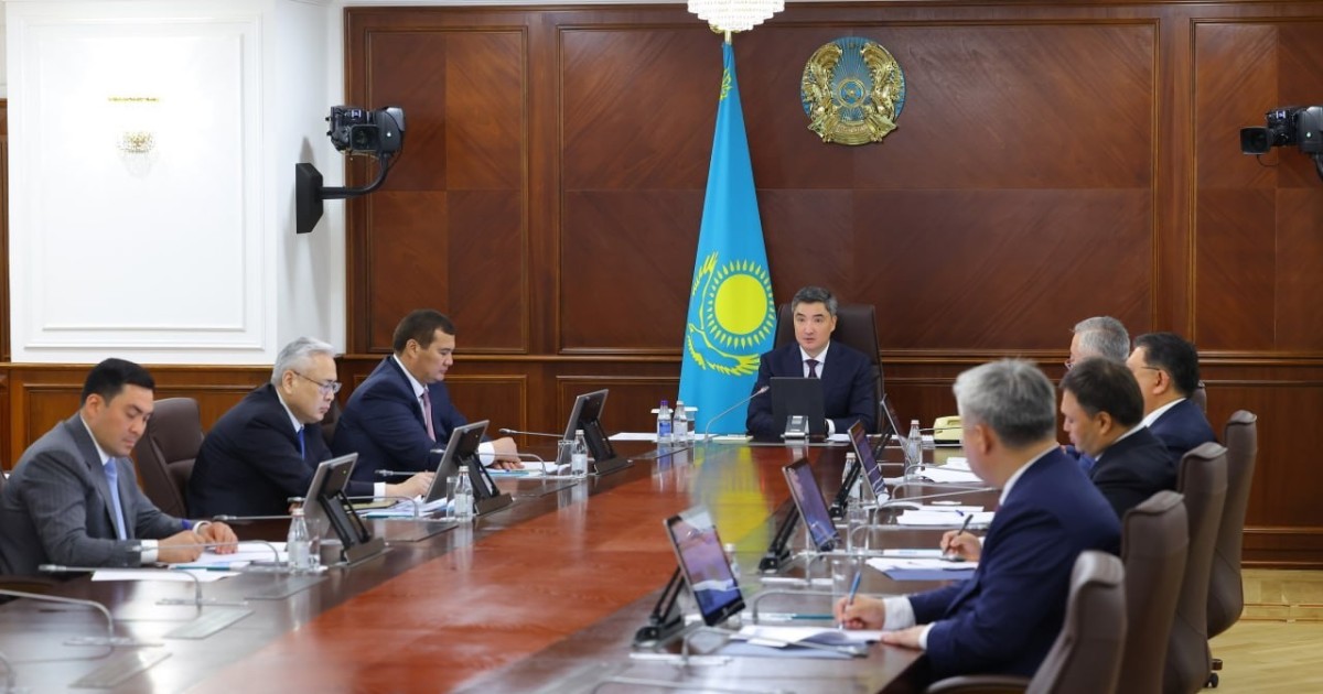 Бектенов газ өңдеу зауыттары құрылысына апта сайынғы бақылау жүйесін енгізуді тапсырды