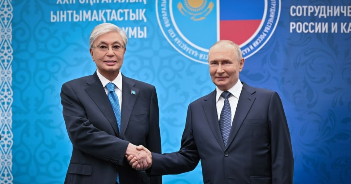 Мемлекет басшысы Қасым-Жомарт Тоқаев Ресей Президенті Владимир Путинмен кездесті