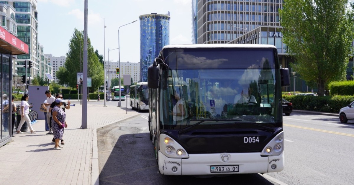 Елордада төрт автобустың қозғалыс бағыты өзгерді