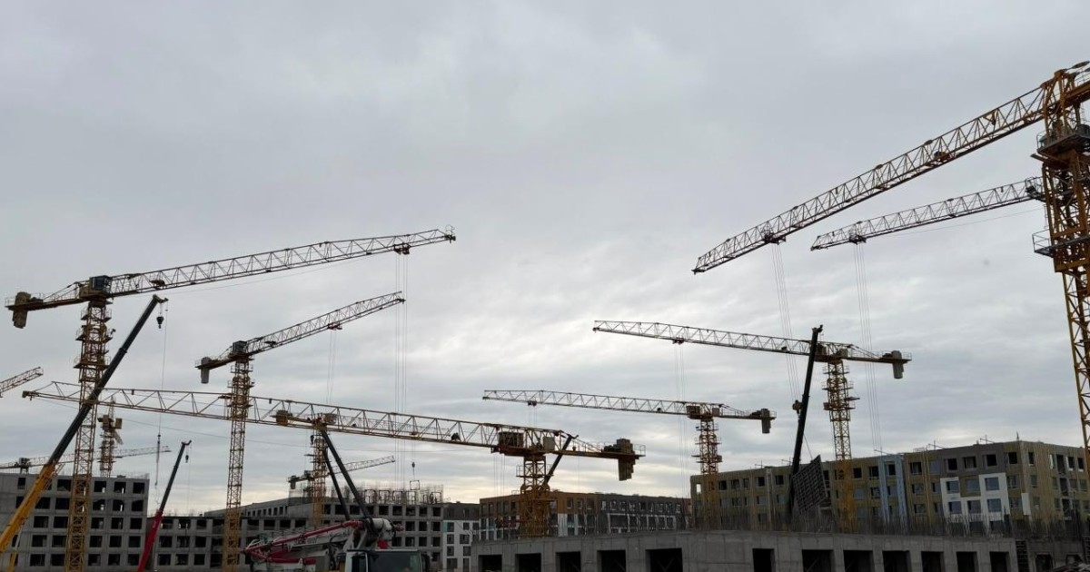 Қазақстанда құрылыс жұмыстарының көлемі 15,3%-ға өсті