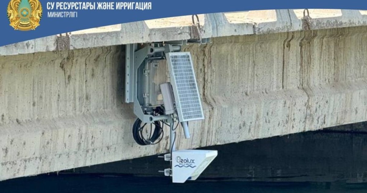 Шардара су қоймасында су есебін автоматтандыру жұмыстары аяқталды