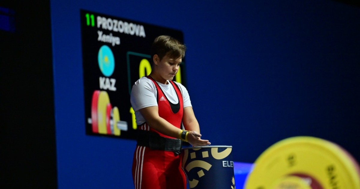 Ауыр атлетика: Ксения Прозорова жасөспірімдер арасында Азия чемпионы атанды