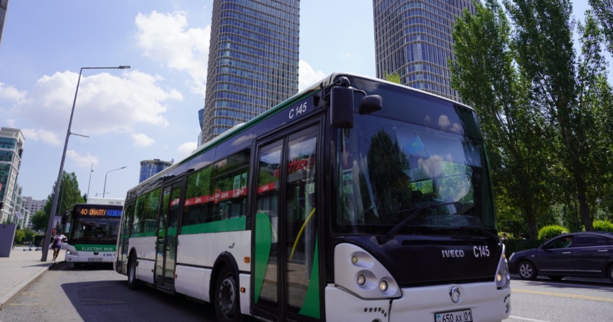 Астанада 5 автобустың қозғалыс бағыты өзгерді