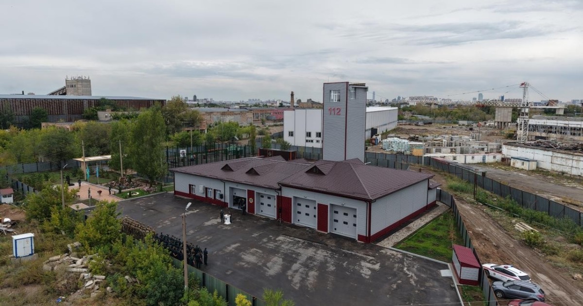 Елордада ТЖМ басшысы жаңғыртудан өткен өрт сөндіру бөлімін ашты