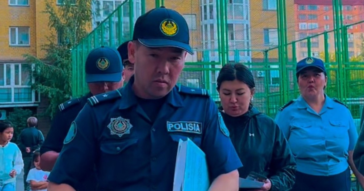 Астанада балалар қауіпсіздігін қамтамасыз етуге арналған іс-шара өтіп жатыр