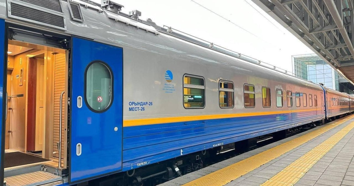 RWS Wagon вагондары тіркелген Астанадан Арқалық қатынайтын пойыз жыл соңына дейін жүретін болды