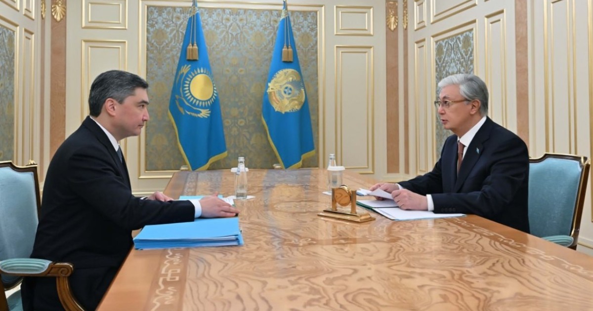Мемлекет басшысы Премьер-министр Олжас Бектеновті қабылдады