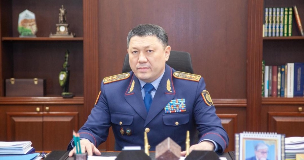 Ержан Сәденов Ішкі істер министрі болып тағайындалды