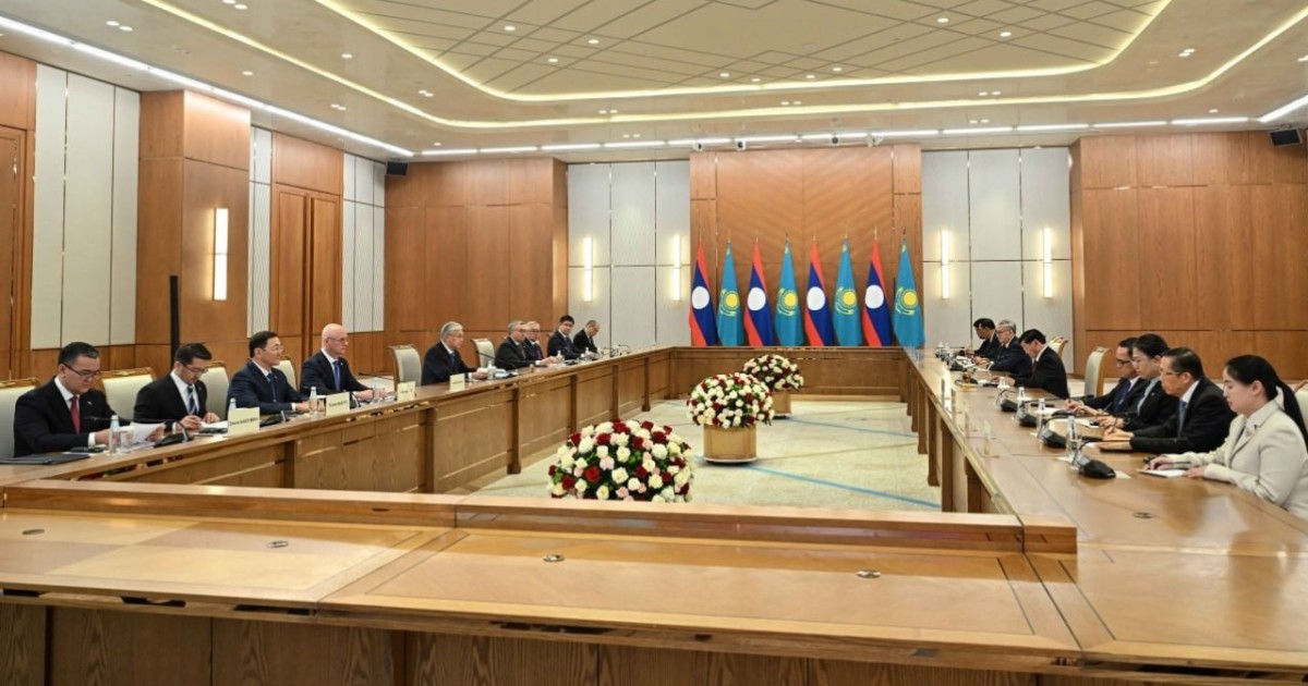 Қасым-Жомарт Тоқаев пен Тхонглун Сисулит Бірлескен мәлімдеме қабылдады