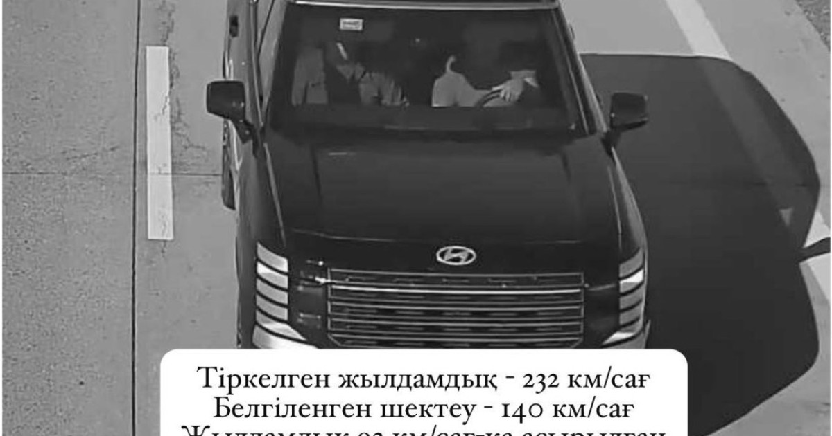 Биыл ақылы жолдарда жүргізушілер 661 мың рет жылдамдықты асырған