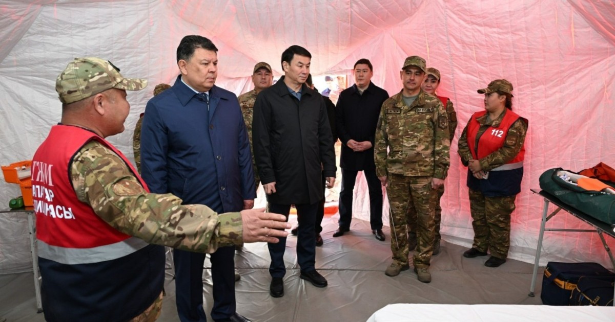 Қанат Бозымбаев Алматыдағы азаматтық қорғау нысандарының жер сілкінісіне дайындығын тексерді