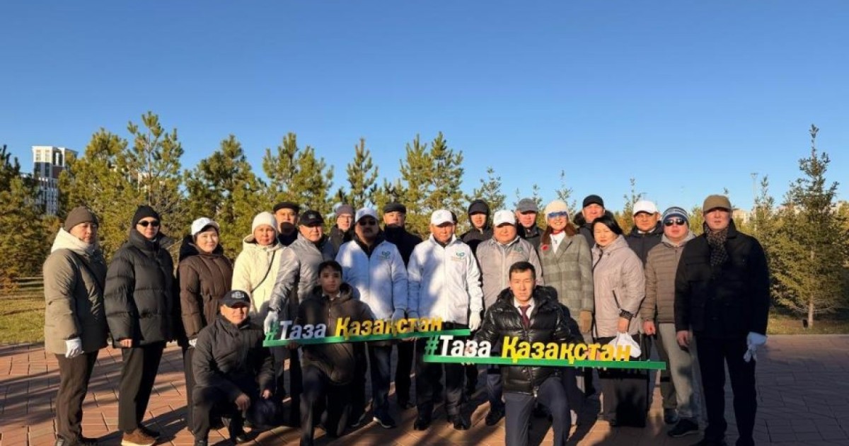 Елордада Республика күніне орай ауқымды экологиялық акция өтті