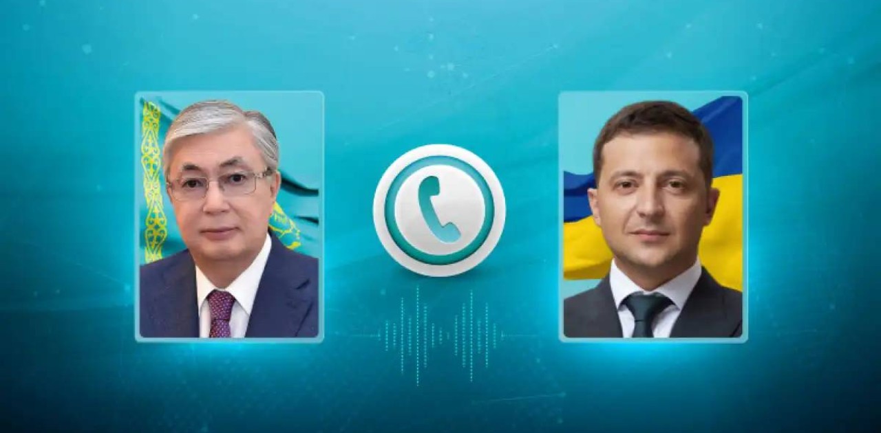 Тоқаев пен Зеленский телефон арқылы сөйлесті