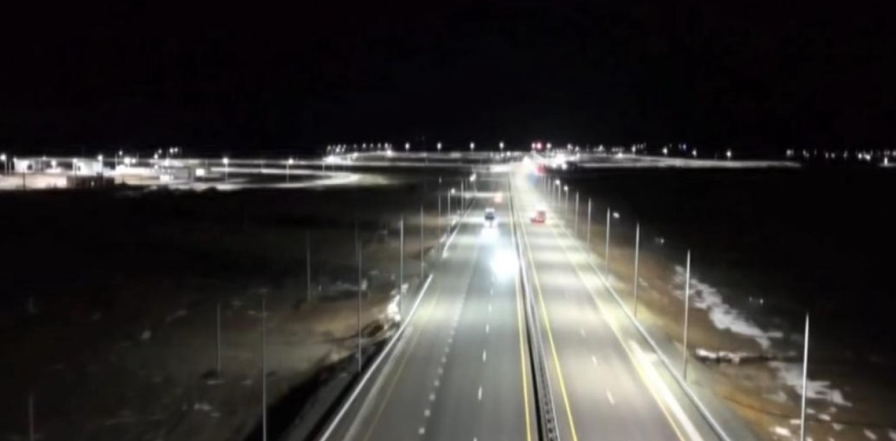 Қарағанды – Балқаш автожолының учаскесінде 14 кешенді лазерлік жарық құрылғылары орнатылды