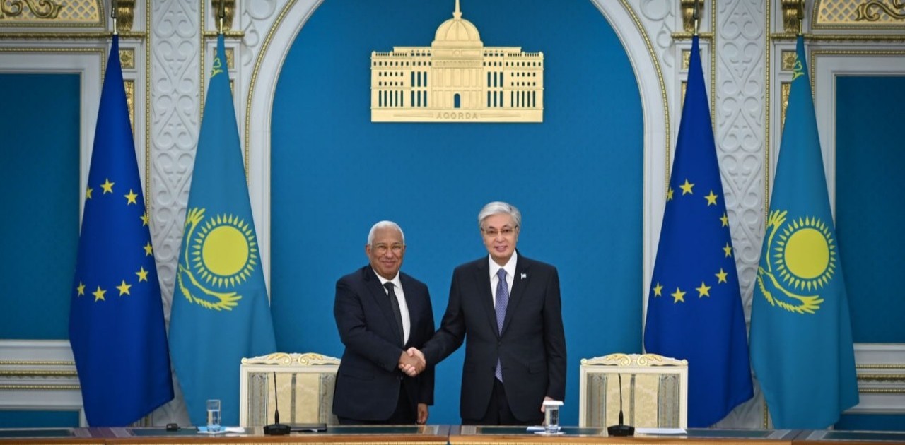 Қасым-Жомарт Тоқаев пен Антониу Кошта бірлескен мәлімдеме жасады