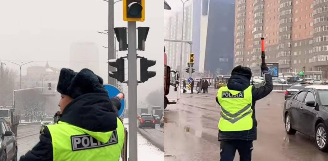 Қолайсыз ауа райы: елордада полиция күшейтілген қызмет тәртібіне көшті