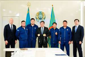 Астана әкімі бокстан әлем чемпионатының жеңімпаздарын марапаттады