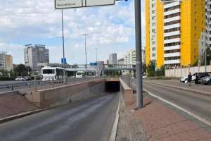 Астанада А.Бараев көшесіндегі жерасты көлік өткелінде жөндеу жұмысы жүріп жатыр