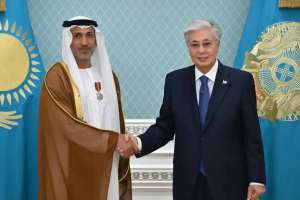 Президент Мұхаммед бен Мубарак Фадел Әл-Мазруиді «Достық» орденімен марапаттады