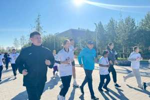 Астанада XX жазғы Азия ойындарына арналған жүгіріске 100-ден астам адам қатысты