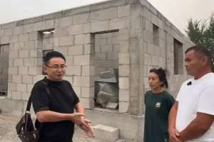Қаржаубай Нұрымовтың отбасына демеушілердің көмегімен баспана салынып жатыр