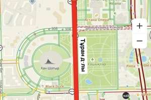 Астанада Тұран даңғылының учаскесі жөндеу жұмысына байланысты жабылады