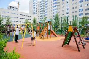 Нұра ауданында Астана күніне орай аулалар мен гүлзарлар ашылды