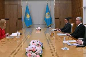 Президент «Эгмонт» қаржылық барлау бөлімшелері тобының төрағасын қабылдады