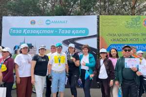 Елордада экологиялық акция аясында велошеру өтті