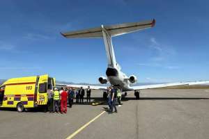 Үржардағы жол-көлік оқиғасы: зардап шеккен екі баланы санавиация Астанаға әкеле жатыр