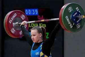 Ауыр атлетика: Кира Данилова Азия чемпионатында топ жарды