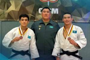 Қазақстандық қос балуан әлем чемпионатында қола медаль жеңіп алды