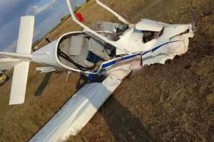 Екі адам қаза тапты: Ақмола облысында жеке ұшақ апатқа ұшырады