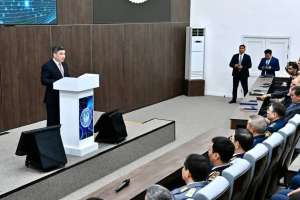 Олжас Бектенов ІІМ Басқару академиясының ашылуына қатысты